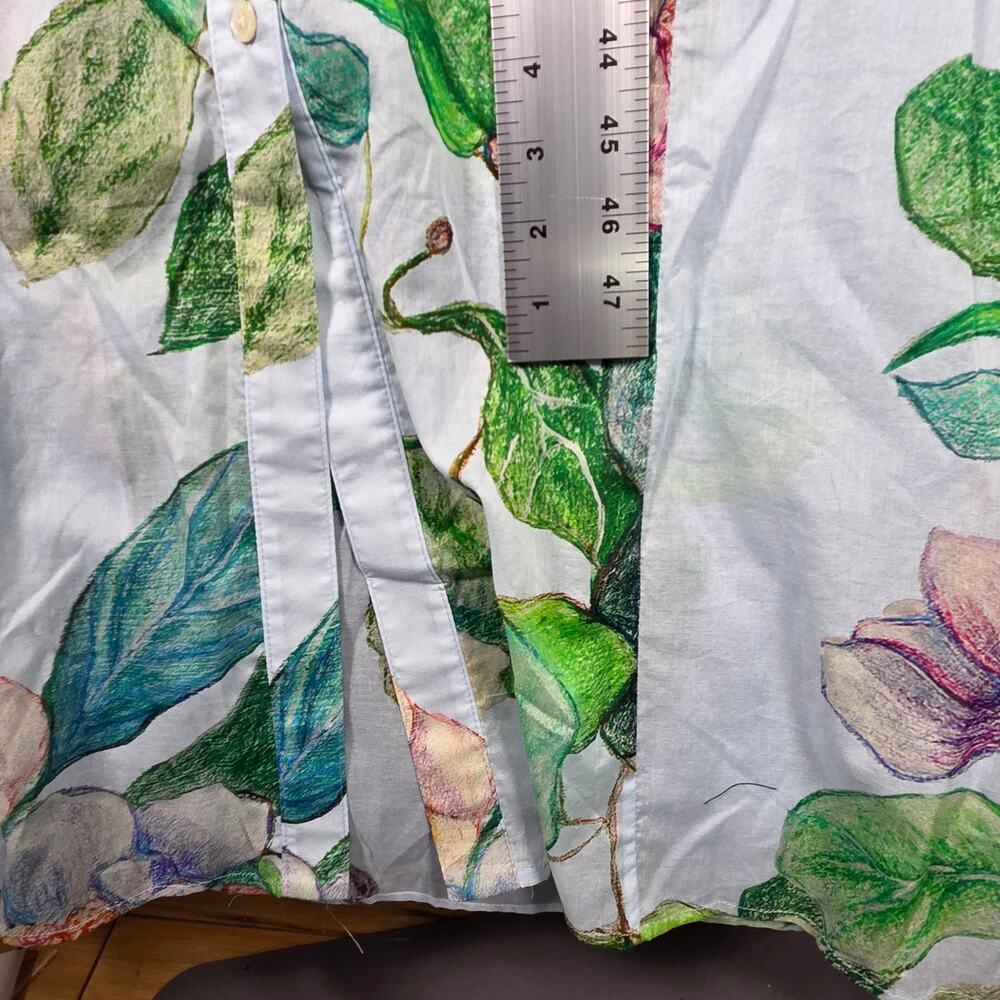 Ala von Auersperg Kathe Dress 18 Grandiflora Floral Cotton Maxi NWT - Picture 5 of 10